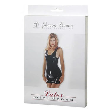 Sharon Sloane Latex Mini Dress